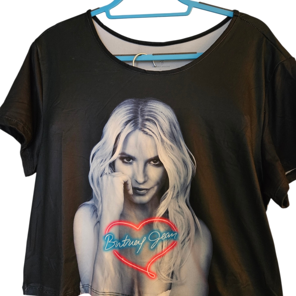 Britney Spears Oops I Did It Again Pajama Set NWT Large Young Britney Era Ws49 - Picture 2 of 7